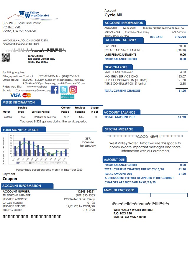  Minol USA business utility bill 